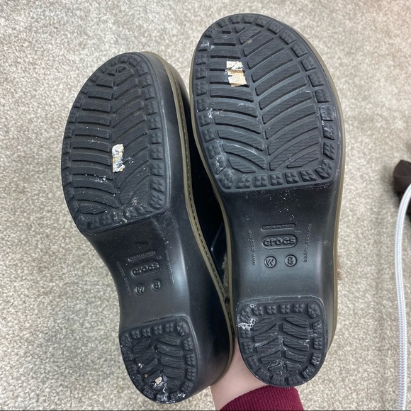 Crocs Cobbler Eva Faux Fur Clog Mules - Picture 6 of 6